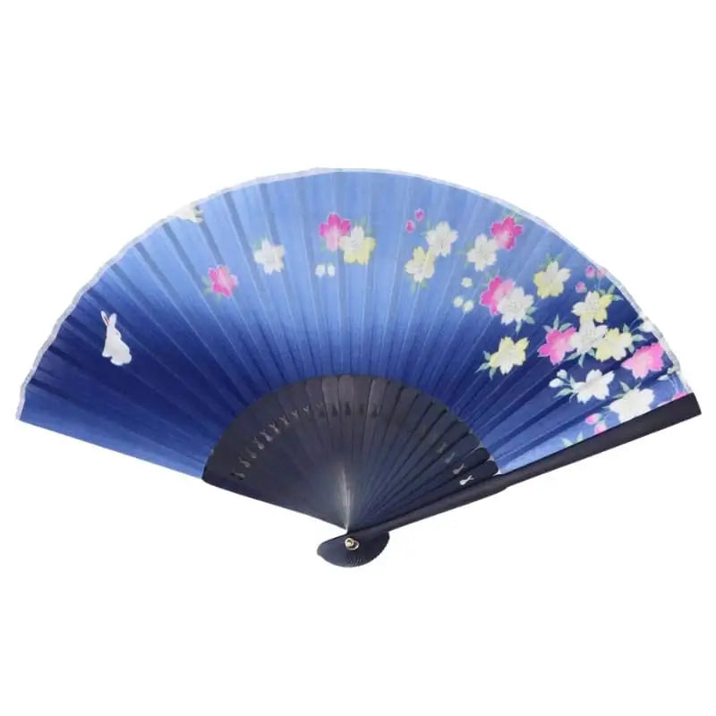 Ventaglio giapponese blu Usagi
