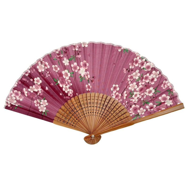 Ventaglio giapponese Sakura rosa