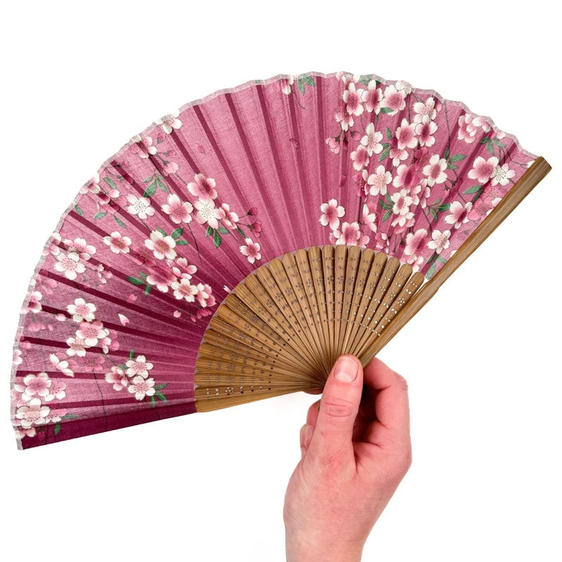 Ventaglio giapponese Sakura rosa