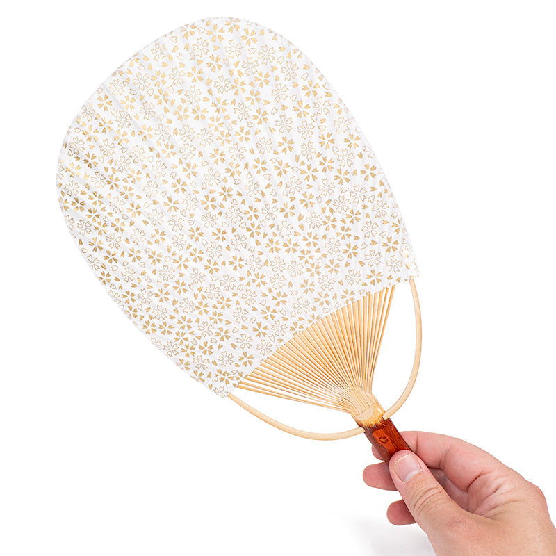 Ventaglio giapponese Uchiwa Washi Sakura