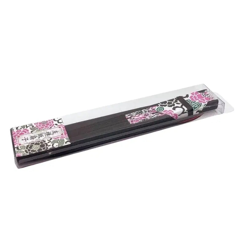 Ventagli giapponesi Yuzen Botan rosa