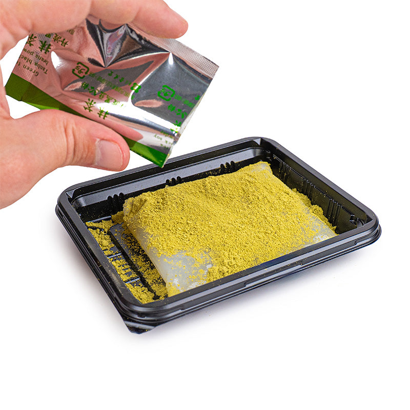 Warabi Mochi con Matcha