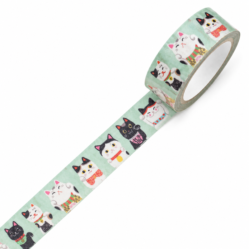 Washi Tape - Gatti Maneki Neko