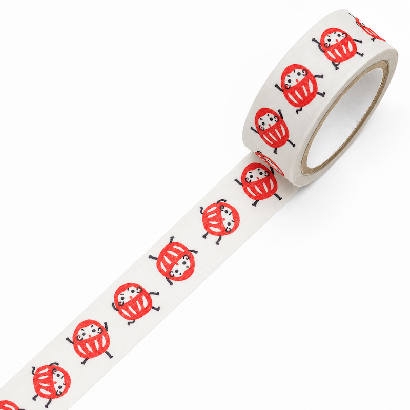 Washi Tape Giapponese - Daruma