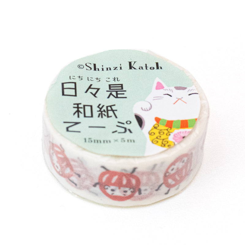 Washi Tape Giapponese - Daruma