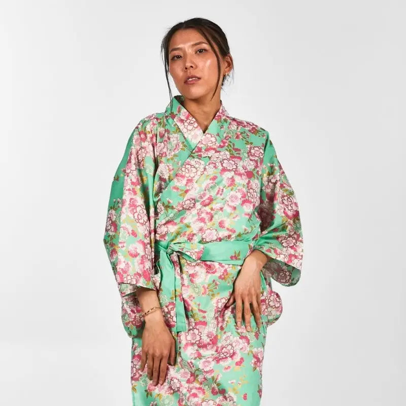 Yukata donna Kimono Sakura Flower