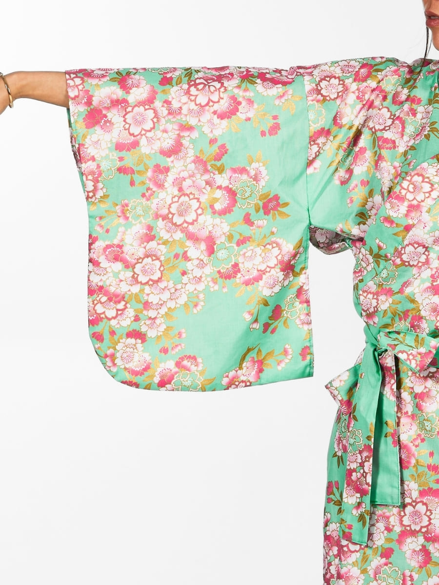 Yukata Kimono Da Donna Fiori Sakura