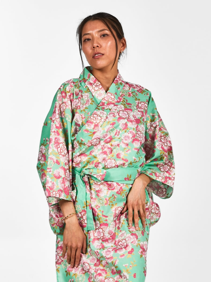 Yukata Kimono Da Donna Fiori Sakura
