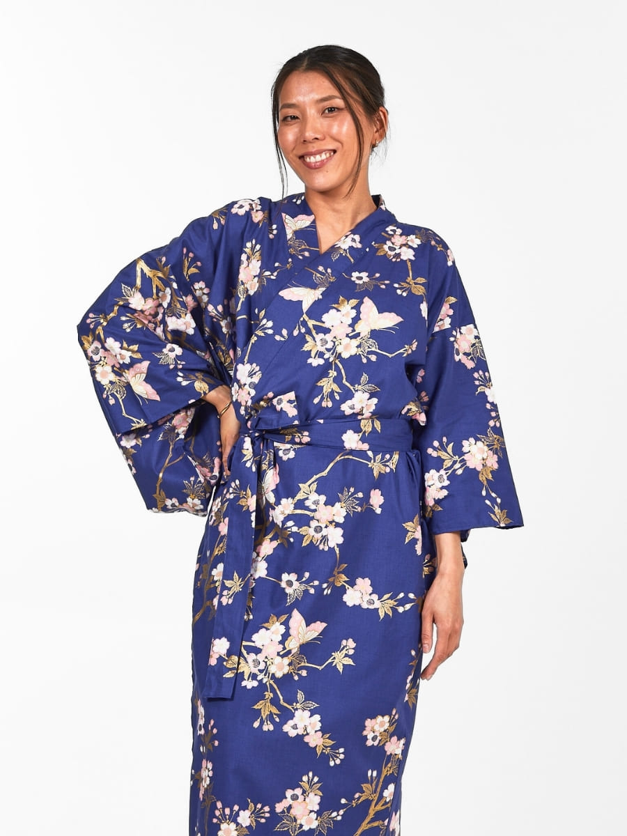 Yukata Kimono Da Donna Sakura A Chō