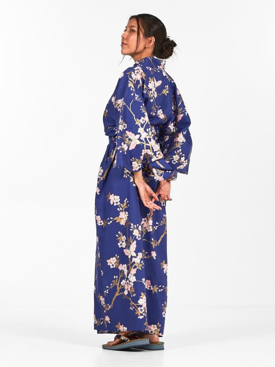 Yukata Kimono Da Donna Sakura A Chō