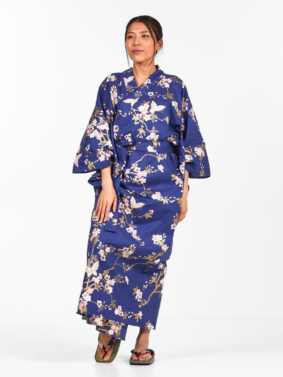Yukata Kimono Da Donna Sakura A Chō