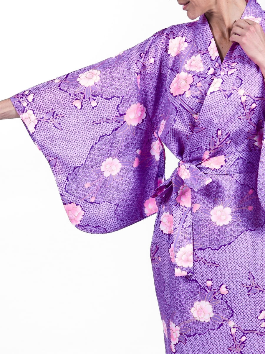 Yukata Kimono da donna Sakura to Kumo