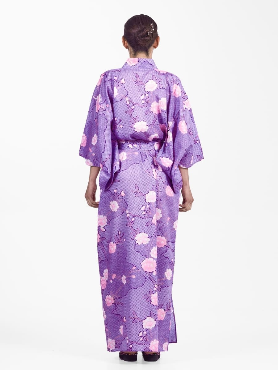 Yukata Kimono da donna Sakura to Kumo