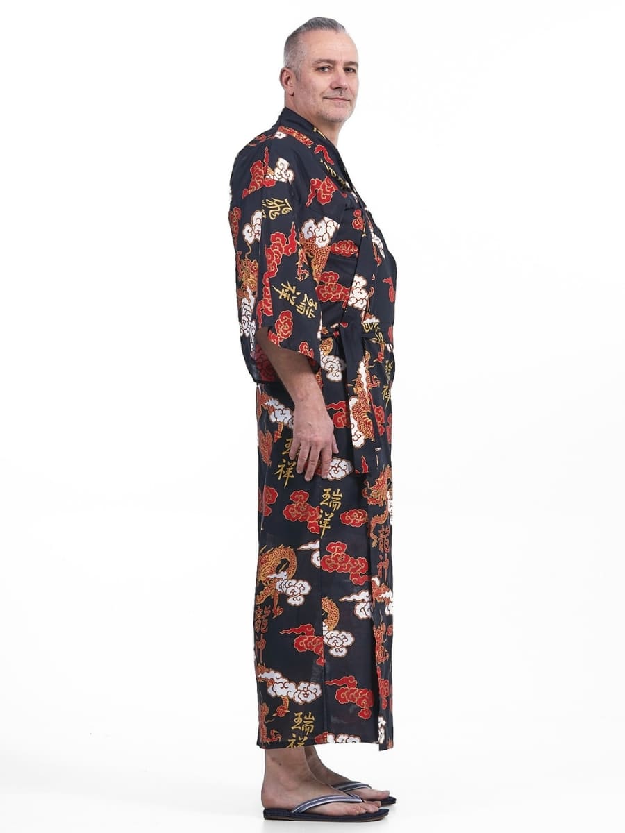 Yukata Kimono da uomo Ryū to Kumo