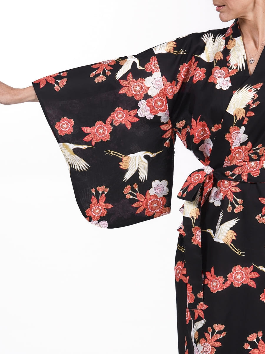 Yukata Kimono donna Tsuru to Ouka