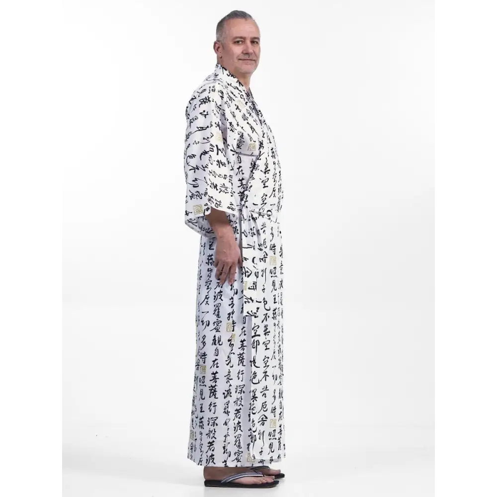 Yukata Sutra Hannya Kimono da uomo
